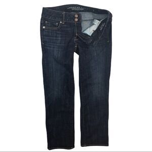 WJ379 Women’s American Eagle Outfitters Stretch Artist Cropped Denim Jeans 2